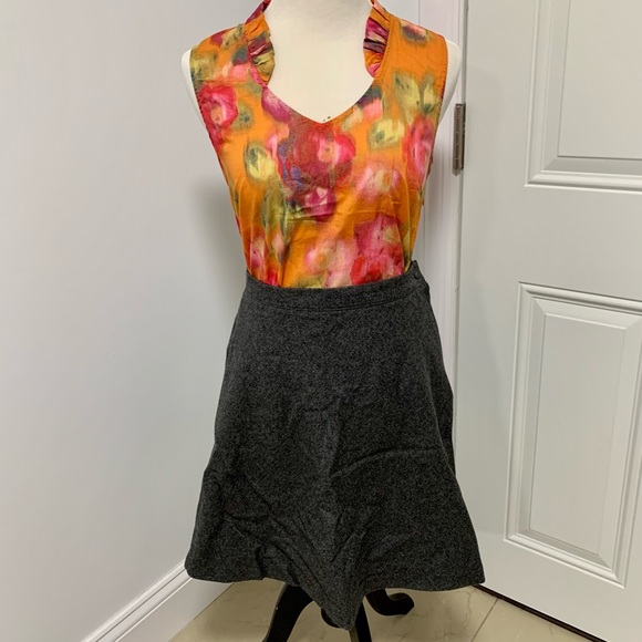 Express Wool Blended Mini Skirt - Picture 2 of 10